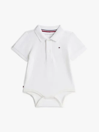 Macacão polo para bebés e saco de presente