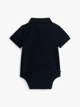 Macacão polo para bebés e saco de presente