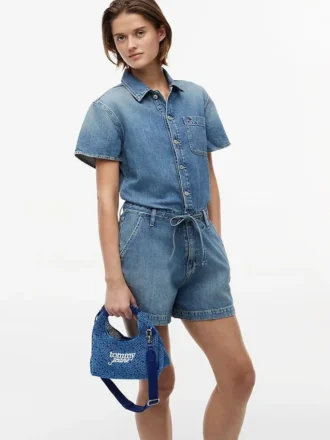 Mala a tiracolo em croché Tommy Jeans
