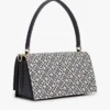Mala a tiracolo Jacquard com fecho Monogram Mala a tiracolo Jacquard com fecho Monogram