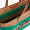 Mala Tote em Croché com Riscas Náuticas
