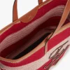 Mala Tote em Croché com Riscas Náuticas Mala Tote em Croché com Riscas Náuticas