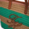 Mala Tote em Croché com Riscas Náuticas