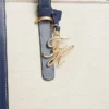 Mala Tote em Lona com Monograma Script Mala Tote em Lona com Monograma Script