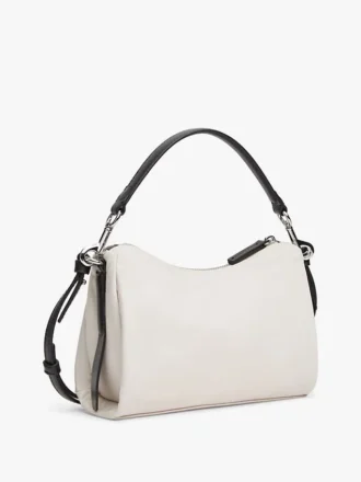 Mini-bolsa com monograma em script repelente à água