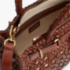 Mini-bolsa de couro tecido Mini-bolsa de couro tecido