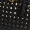 Mini-bolsa de couro tecido Mini-bolsa de couro tecido