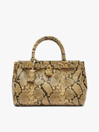 Mini-bolsa em pele com relevo de pele de cobra Mini-bolsa em pele com relevo de pele de cobra