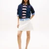 Mini-saia bordada Tommy Jeans