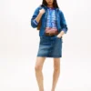 Mini-saia de ganga de cintura alta Tommy Jeans Mini-saia de ganga de cintura alta Tommy Jeans
