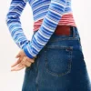 Mini-saia de ganga de cintura alta Tommy Jeans Mini-saia de ganga de cintura alta Tommy Jeans