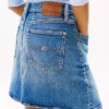 Mini-saia de ganga de cintura alta Tommy Jeans Mini-saia de ganga de cintura alta Tommy Jeans