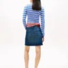 Mini-saia de ganga de cintura alta Tommy Jeans Mini-saia de ganga de cintura alta Tommy Jeans