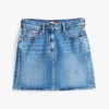 Mini-saia de ganga de cintura alta Tommy Jeans Mini-saia de ganga de cintura alta Tommy Jeans