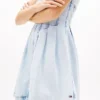 Mini-vestido de ganga plissado Tommy Jeans Mini-vestido de ganga plissado Tommy Jeans