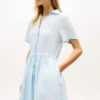 Mini-vestido de linho