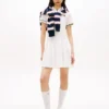 Mini-vestido polo plissado Tommy Jeans Mini-vestido polo plissado Tommy Jeans