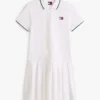 Mini-vestido polo plissado Tommy Jeans Mini-vestido polo plissado Tommy Jeans