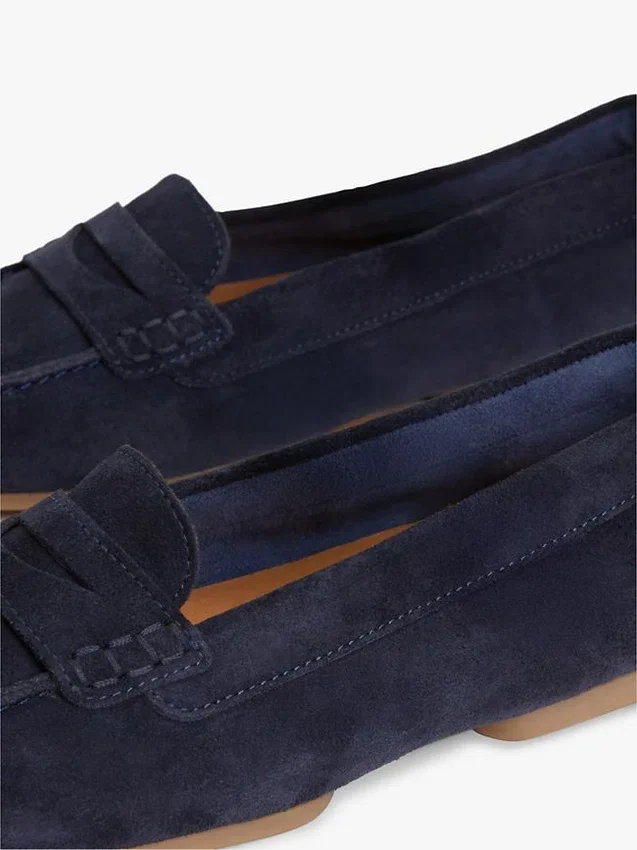 Mocassim de camurça flexível Mocassim de camurça flexível