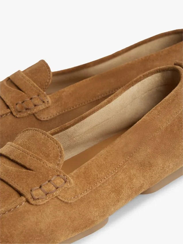 Mocassim de camurça flexível Mocassim de camurça flexível