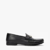 Mocassim de couro com elos de corrente Mocassim de couro com elos de corrente
