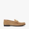 Mocassins de camurça com elos de corrente Mocassins de camurça com elos de corrente