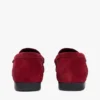 Mocassins de camurça com elos de corrente Mocassins de camurça com elos de corrente