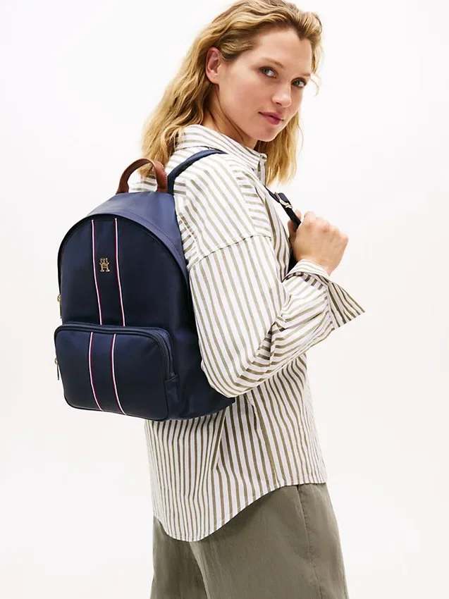 Mochila com riscas exclusivas Mochila com riscas exclusivas