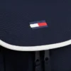 Mochila infantil com aba e blocos de cor