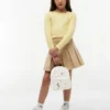 Mochila infantil com estampado de limões