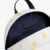 Mochila infantil com estampado de limões