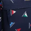 Mochila infantil com padrão de bandeiras de vela Mochila infantil com padrão de bandeiras de vela