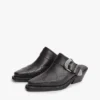 Mules de couro estilo western da Tommy Jeans Mules de couro estilo western da Tommy Jeans