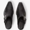 Mules de couro estilo western da Tommy Jeans Mules de couro estilo western da Tommy Jeans