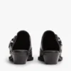 Mules de couro estilo western da Tommy Jeans Mules de couro estilo western da Tommy Jeans