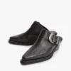Mules de couro estilo western da Tommy Jeans Mules de couro estilo western da Tommy Jeans