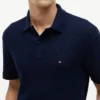 Polo clássico com jacquard texturado Polo clássico com jacquard texturado