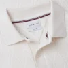Polo clássico em jacquard texturado Polo clássico em jacquard texturado