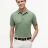 Polo com bolso em jersey de corte regular Polo com bolso em jersey de corte regular