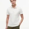 Polo com bolso em jersey de corte regular Polo com bolso em jersey de corte regular