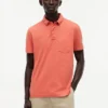 Polo com bolso em jersey de corte regular Polo com bolso em jersey de corte regular