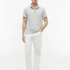 Polo com bolso em jersey de corte regular
