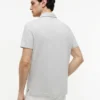 Polo com bolso em jersey de corte regular
