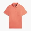 Polo com bolso em jersey de corte regular Polo com bolso em jersey de corte regular