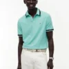 Polo com corte regular e detalhes em contraste Polo com corte regular e detalhes em contraste