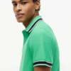 Polo com corte regular e detalhes em contraste Polo com corte regular e detalhes em contraste