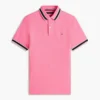 Polo com corte regular e detalhes em contraste Polo com corte regular e detalhes em contraste