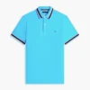 Polo com corte regular e detalhes em contraste Polo com corte regular e detalhes em contraste