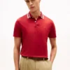 Polo com corte regular e detalhes em jacquard Polo com corte regular e detalhes em jacquard