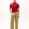 Polo com corte regular e detalhes em jacquard Polo com corte regular e detalhes em jacquard
